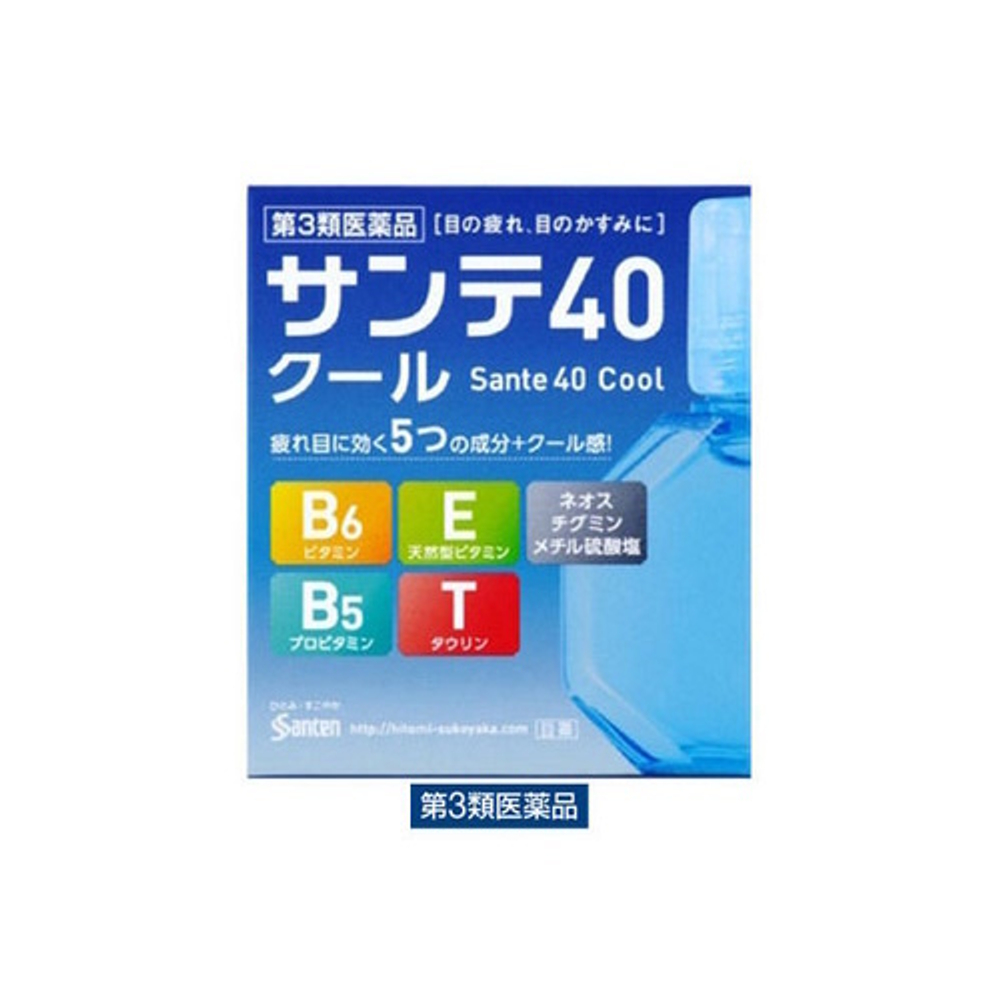 Капли для глаз от усталости Sante 40 cool прохлада и комфорт