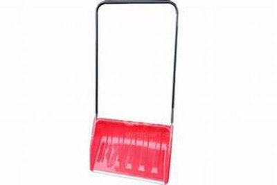 Скрепер для снега"Байкал" 690*470мм цветной с алюмин.планкой