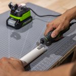 Гравер акк. Greenworks G24RT, 24V, б/щет, 6500–35000 об/мин, цанги 2,4/3,2мм, оснастка 52 шт,1х2Ач,ЗУ,сумка,кор (3200807CUA)