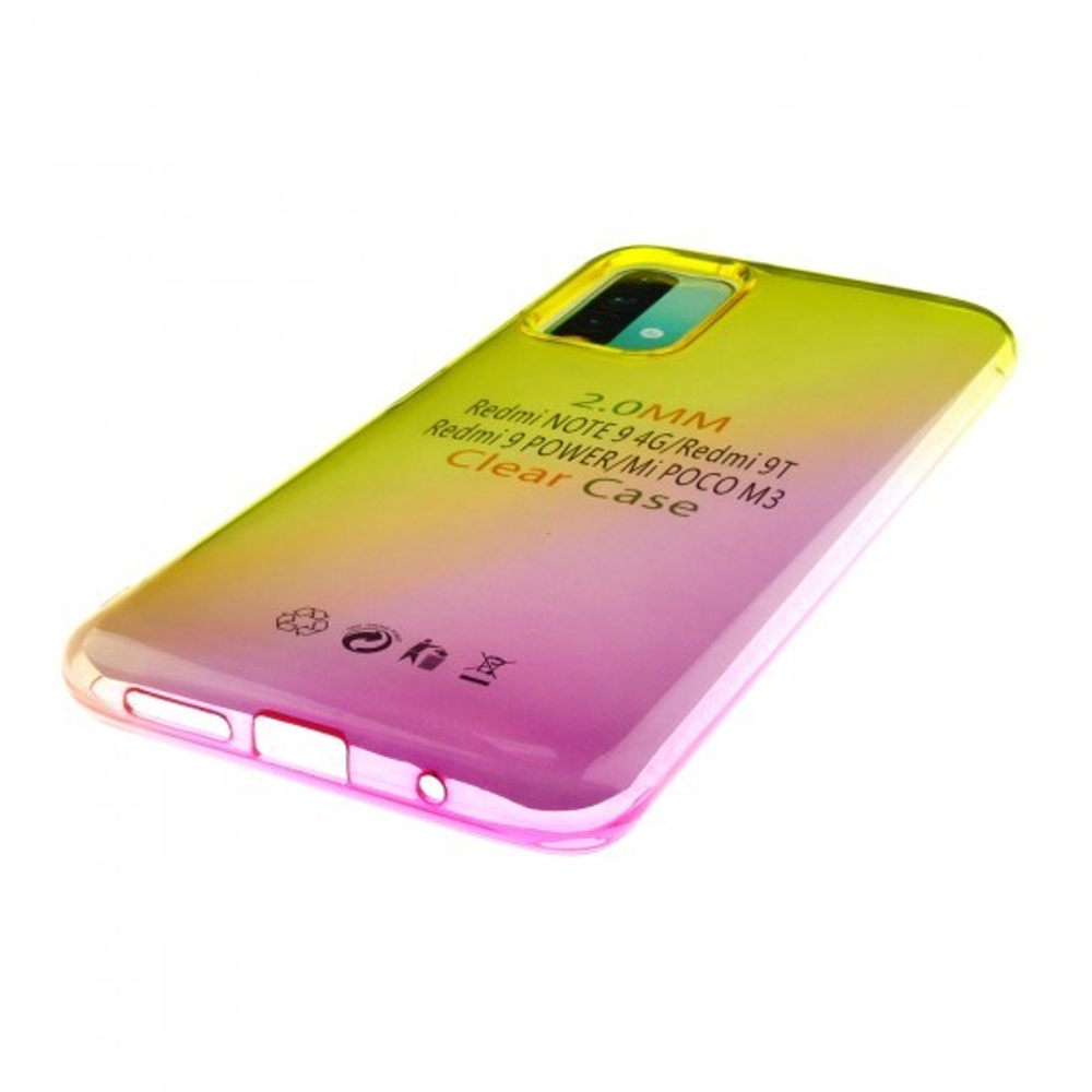 Чехол для Xiaomi Redmi 9T Градиент, ТПУ, 012965