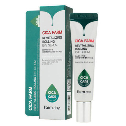 FarmStay Сыворотка-роллер для кожи вокруг глаз с центеллой азиатской - Cica farm rolling eye serum, 25мл