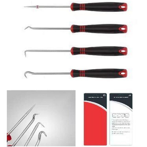 АВОСЬКАВТО Набор крючков для демонтажа сальников и пластиковых элементов салона с прорезиненными рук