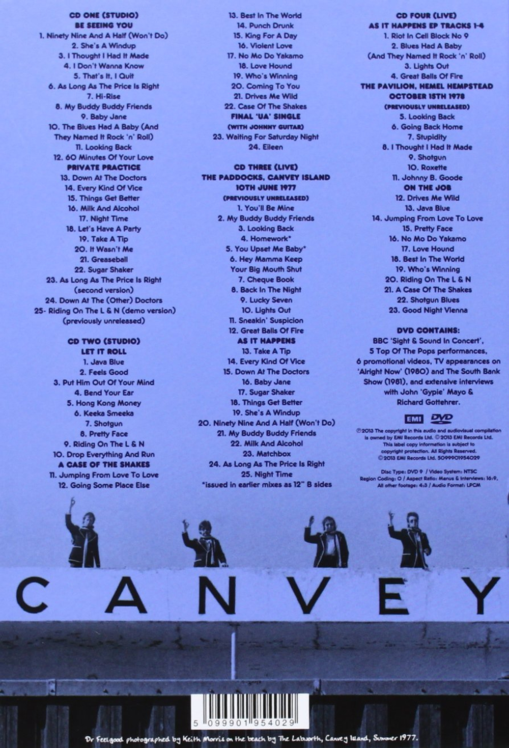 Dr. Feelgood / Taking No Prisoners (With Gypie 1977-1981)(4CD+DVD)