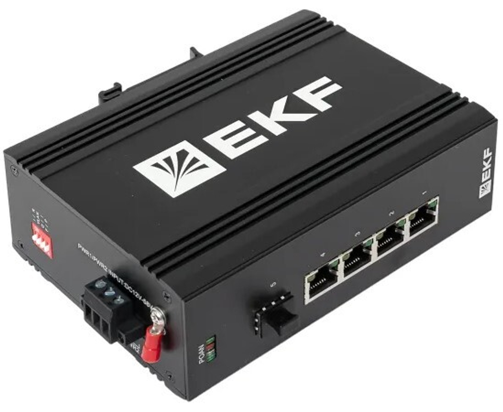 Коммутатор промышленный неуправляемый EKF TSX-U-1GX/SFP-4GTP