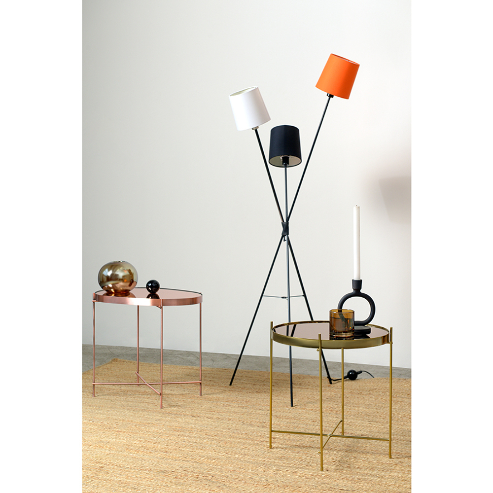 Стол josen, D42,7 см, медный/латунь