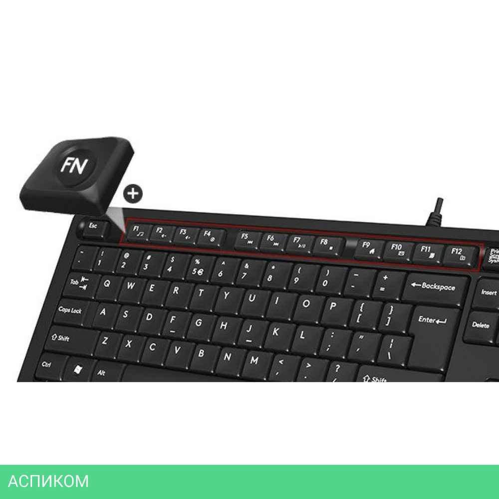 Набор периферии A4Tech Fstyler F1010 Blue черный/синий