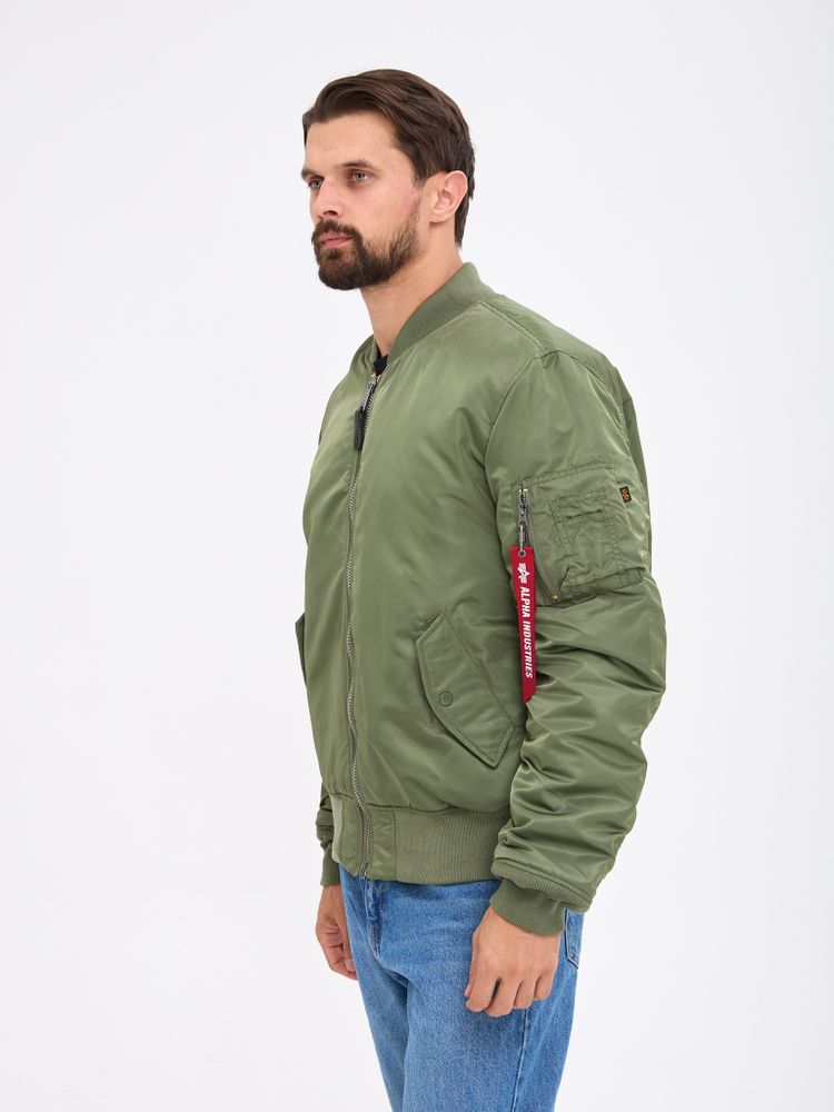 Куртка бомбер Alpha Industries MA-1 Slim Fit/European Sage Green