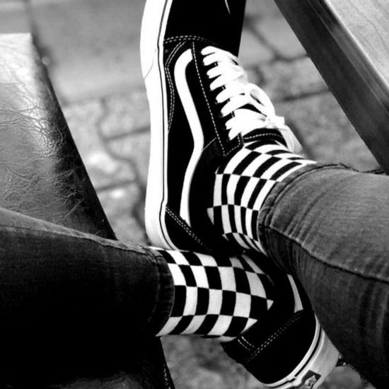 Носки "Зазеркалье", р-р 36-40 (черно-белый)