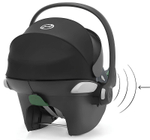 Коляска 3 в 1 Cybex Priam IV Rosegold complete и автокресло Aton B2 i-Size Steel Grey Leaf Green