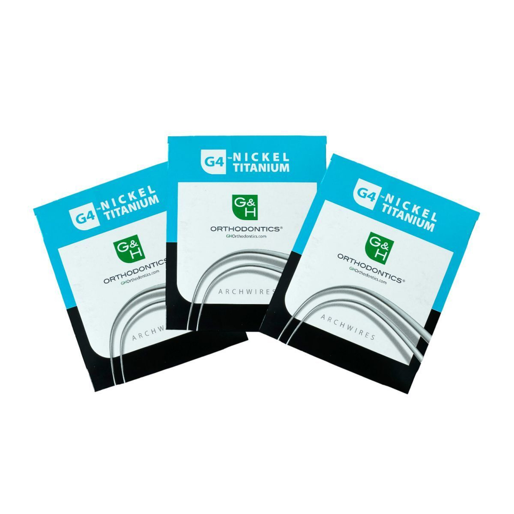 Дуги G&H G4 NiTi Europa Form II 19*25 Up (со стопорами)