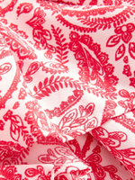 Платье с оборками для девочки Next AC6-246, Красный, Белый