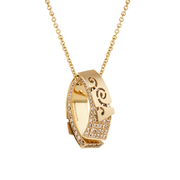 Подвеска с Бриллиантами Шампань, P0003-1/1