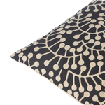 Подушка декоративная черного цвета с принтом Спелая Смородина из коллекции scandinavian touch, 45х45 см