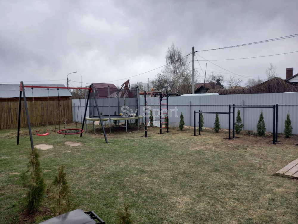 Монтаж уличных качелей Sv Sport