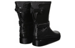 HUNTER Refined Thermal Waterproof Rain Boots Women"s Black