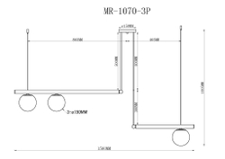 Подвесной светильник MyFar Jenifer MR1070-3P