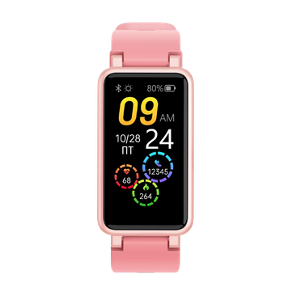 Фитнес-браслет GEOZON BAND HEART BEAT G-SM18 Pink