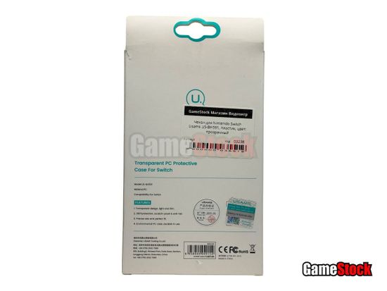 Чехол для Nintendo Switch Usams US-BH591, пластик, цвет: прозрачный