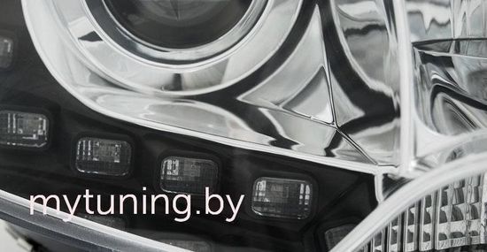 Передние фары CHROME TRU DRL для VW T5