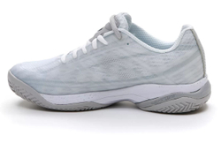 Женские Кроссовки теннисные Lotto Mirage 300 Clay - all white/silver metal 2