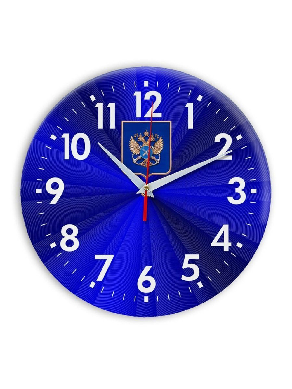 Настенные часы "герб Росрыболовства 02 50"