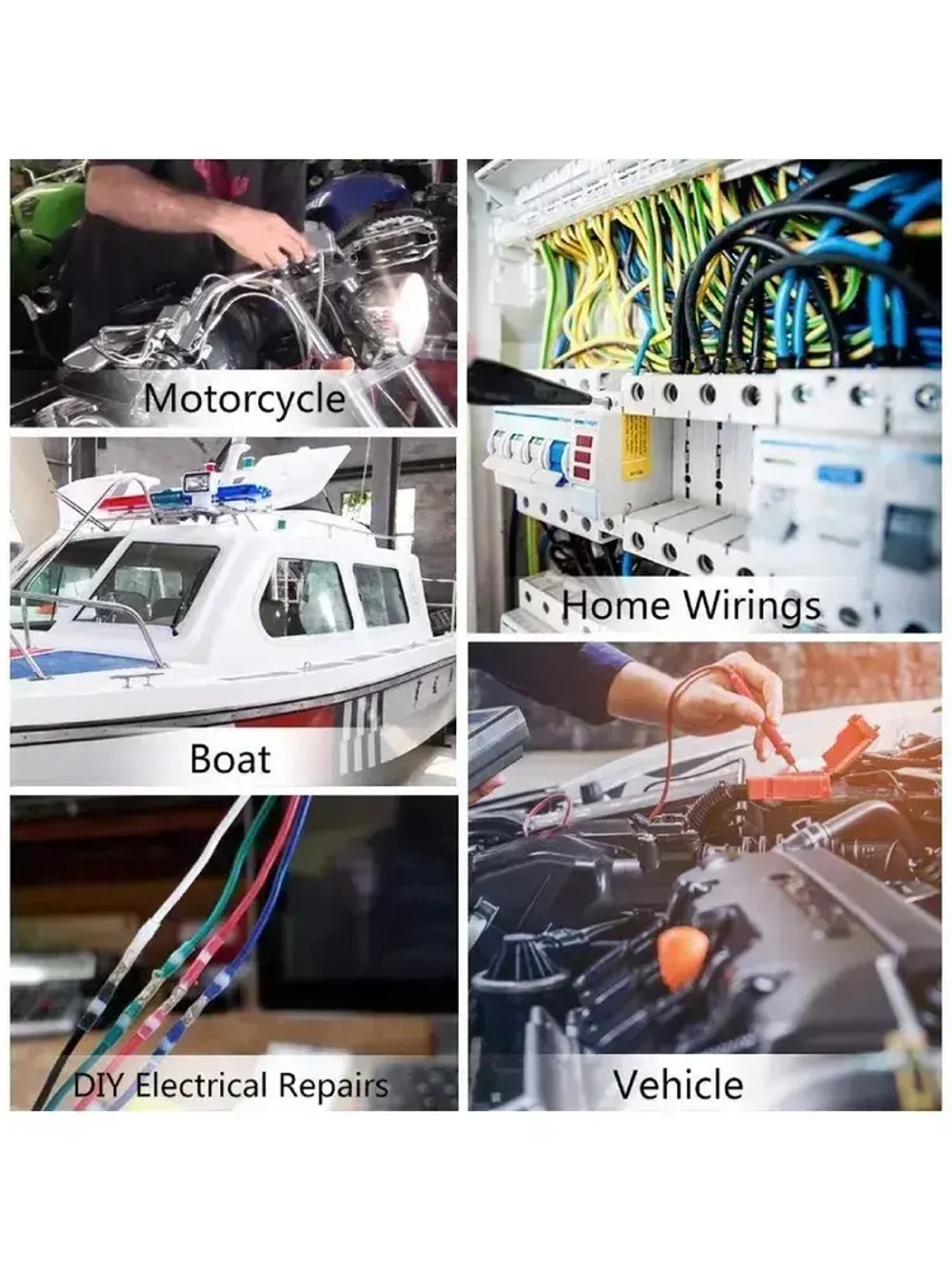 100 штук термоусадочное кольцо с припоем, IP67 водонепроницаемый соединитель, термоусадочный герметичный контакт