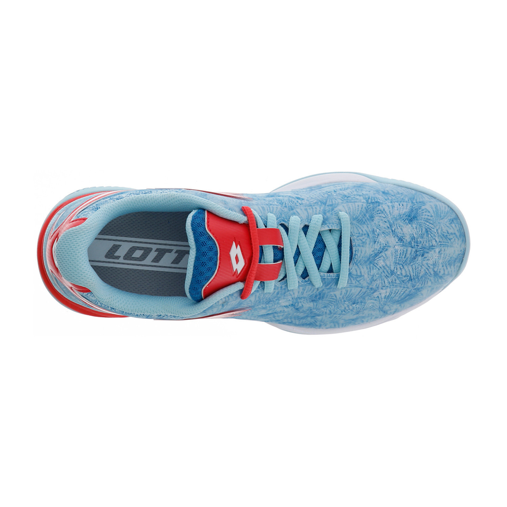Женские кроссовки для Падел Lotto Superrapida 200 PRT W - clear water/calypso pink/mosaic blue