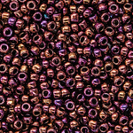 Японский бисер TOHO Round 15/0 (№502), металлизированный, непрозрачный глянцевый