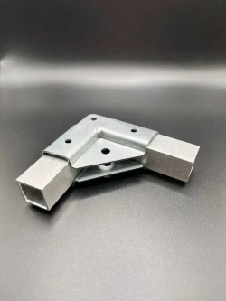 Крепеж для теплицы краб-система Г-образный для труб 20х20, подходит для стеллажа и теплиц, 10 пар - толщина металла 1.2мм