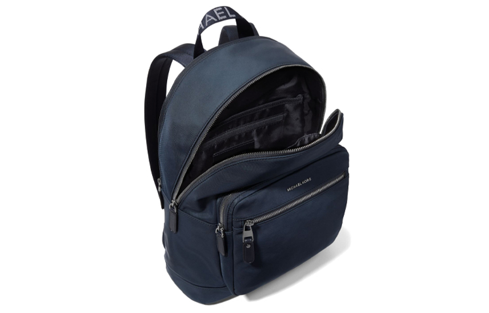 MICHAEL KORS Hudson Nylon Fabric Polyester Backpack Men"s Dark Blue