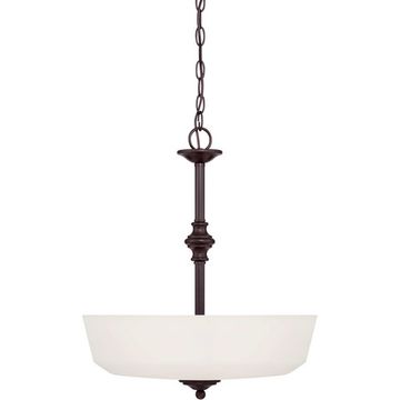 replica light Melrose 3 Light 18 inch English Bronze Pendant Ceiling Light
