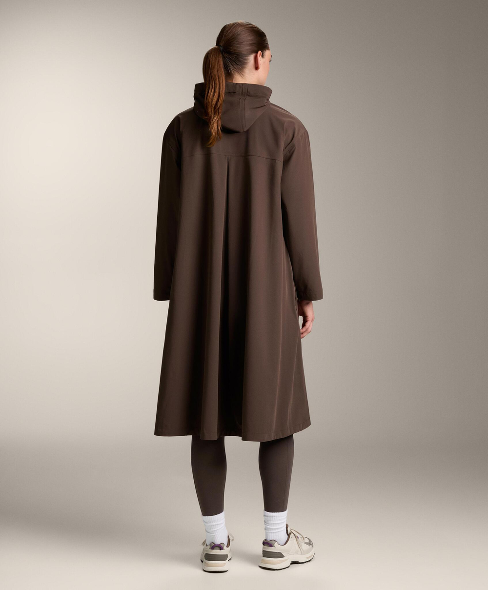 Oysho Плащ с водонепроницаемостью 10 000 мм, коричневый