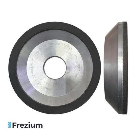 Круг чашечный алмазный шлифовальный 125x32x10x5x28 AC6 100/80 12A2-45