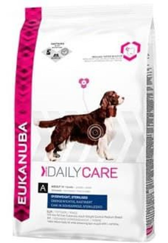 Eukanuba 2,5кг Dog Adult Daily Care для собак стерилизованных и склонных к лишнему весу
