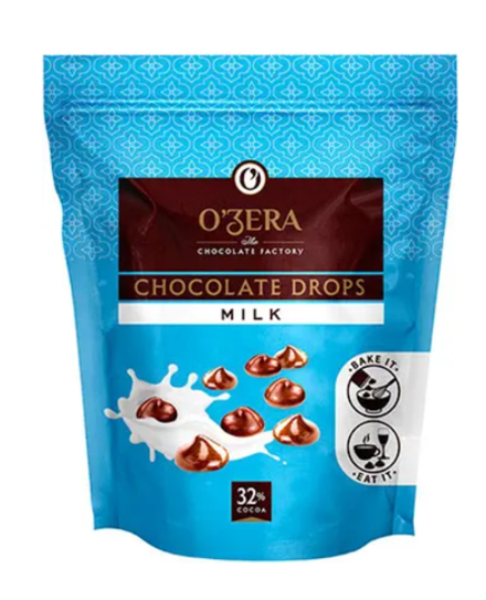 «O'Zera», шоколад молочный Milk drops, 80 г