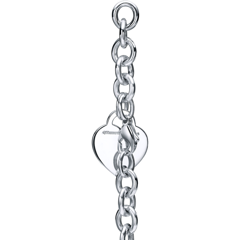 Браслет из серебра со звеньями,Tiffany 🩷 Love return