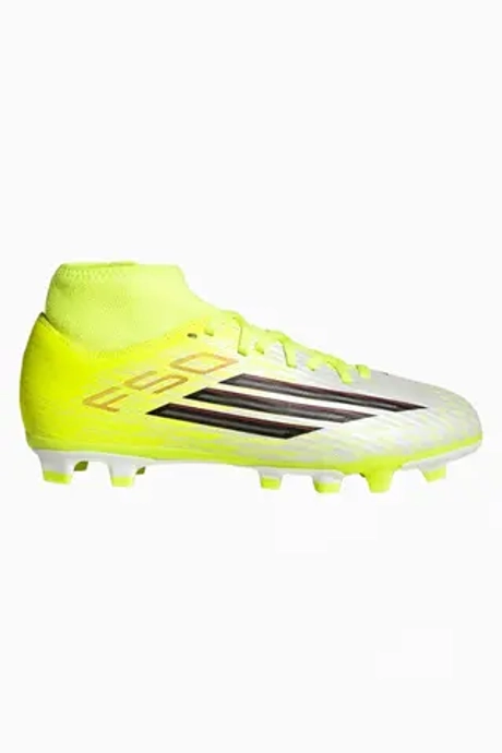 Бутсы adidas F50 Club Mid FG/MG Junior - желтый