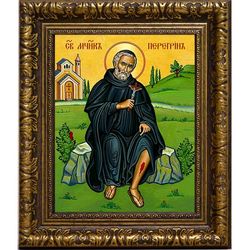 Перегрин Диррахийский мученик. Икона на холсте.