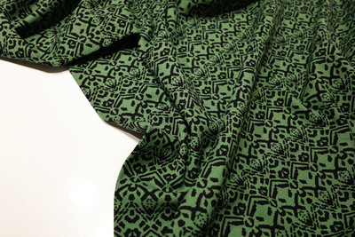 ЭТНИКА ЗЕЛЕНАЯ - Кашкорсе с лайкрой, компакт пенье (КРВ640 Елена)