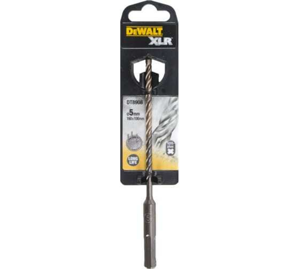 DeWalt, DT8908, Бур SDS+ XLR, 5Х160Х100ММ, шт