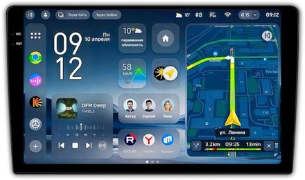 Магнитола для VW Passat B5 Golf 4 Polo 4 Bora A4 Jetta A4 Skoda Octavia A4 Fabia 1 - Teyes CC4-PRO монитор 9.5" 2K QLED на Android 13, Snapdragon 778G, AI, CarPlay, DSP, 4G SIM-слот