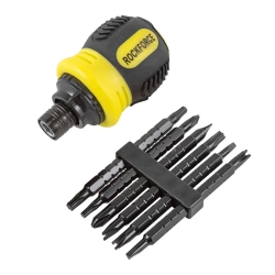 Отвертка реверсивная с набором бит специальных,в блистере RockForce##Rock FORCE RF-32807MR