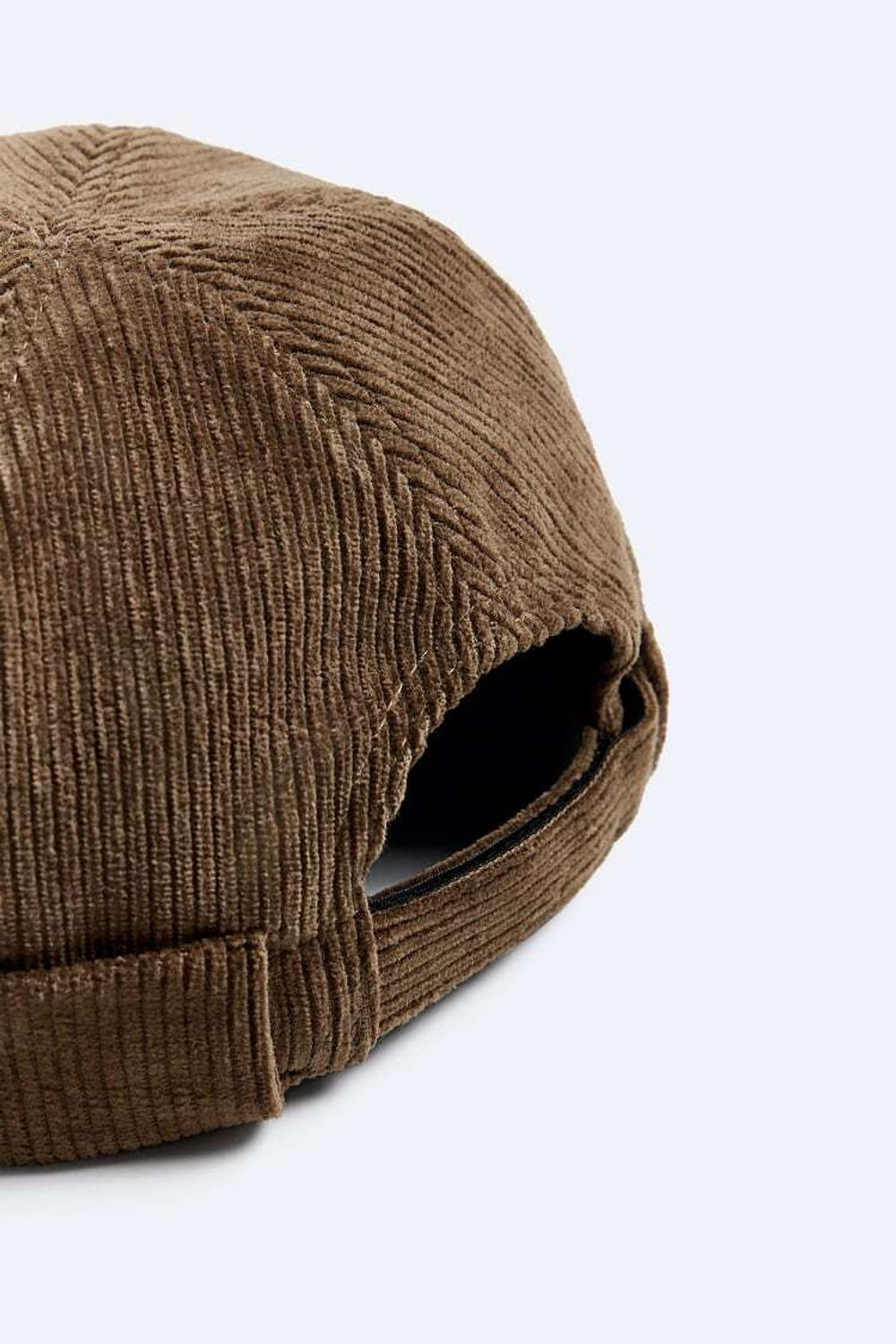 ZARA ВЕЛЬВЕТОВАЯ ШАПКА, КОРИЧНЕВЫЙ