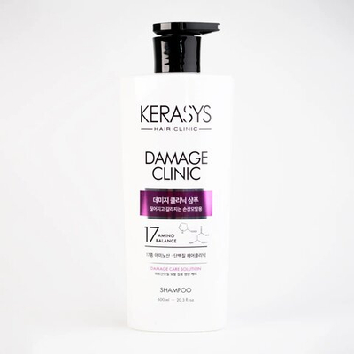 Шампунь для поврежденных волос Kerasys 600 мл