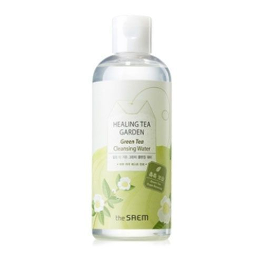 The Saem Healing Tea Garden Green Tea Cleansing Water очищающая и увлажняющая вода с экстрактом зеленого чая