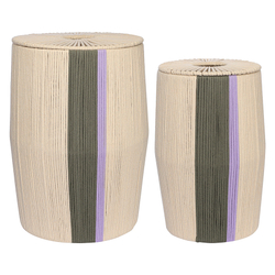 Корзина плетеная conga grey из коллекции ethnic, размер l
