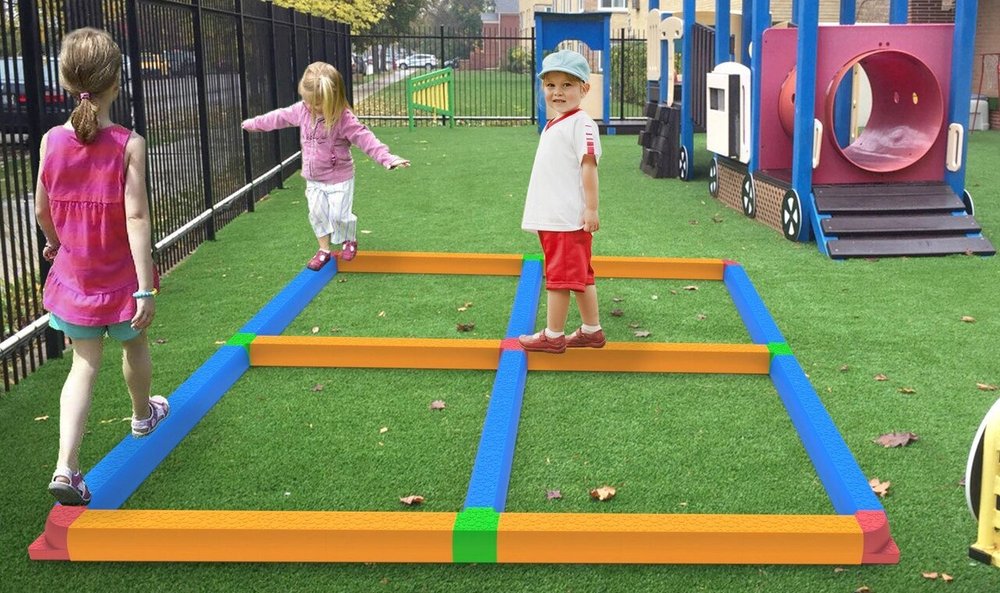 Набор Walkedge "Квадрат" - тактильная дорожка-шагайка