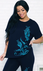 [m]Костюм бриджи+футболка ТК-4040