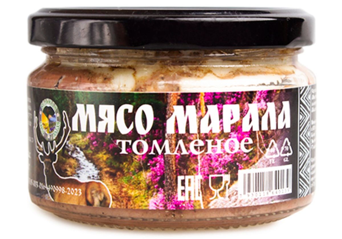 Мясо марала томленое, 220г