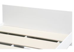 Двуспальная кровать Адайн 160х200 белое дерево / белое дерево